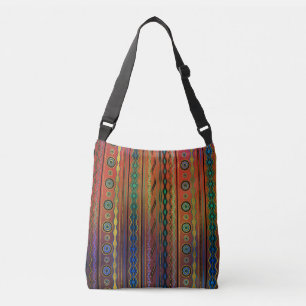 Beautuful Translucent Tribal Pattern Crossbody Bag