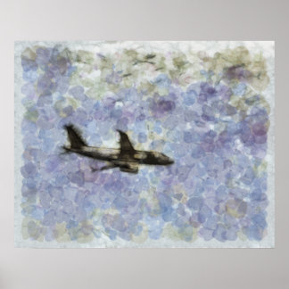 Beauty Above... Jet In The Sky.. Poster