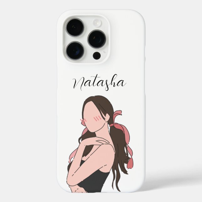 Beauty Aesthetic Girl Customisable Case-Mate iPhone Case (Back)