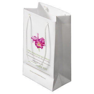 Beauty aftercare gift bags pink orchid watercolor