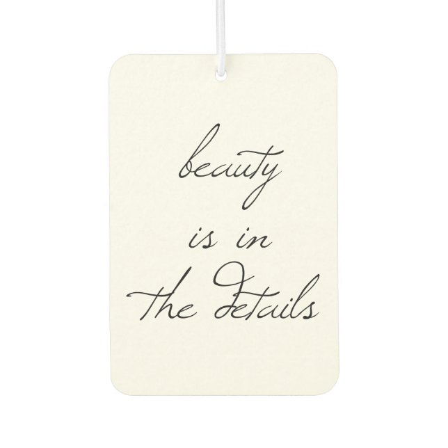 Beauty Air Freshener (Front)