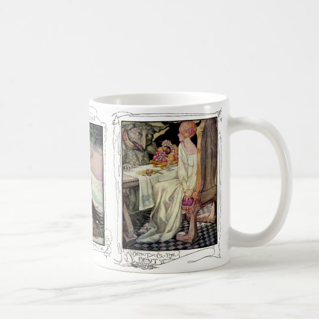 Beauty and Beast, Rumpelstiltskin, Snow White Mug (Right)
