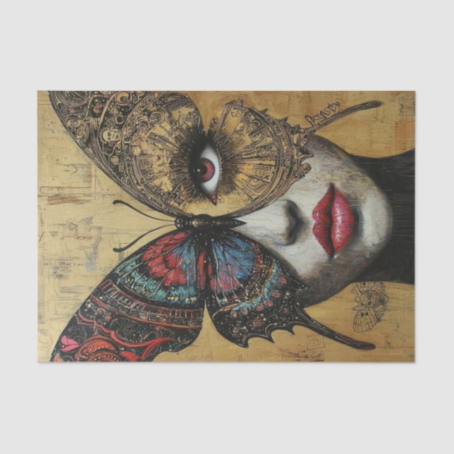 Beauty and Butterflies10 Tissue Paper (Front)