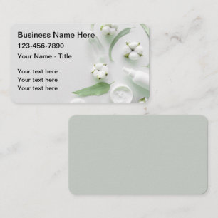 Beauty And Cosmetics Theme Business Card