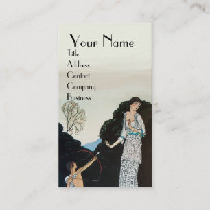 BEAUTY AND CUPID - FASHION DESIGNER MAKEUP ARTIST BUSINESS CARD