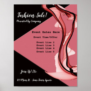 Beauty and Fashion Event Marketing Poster