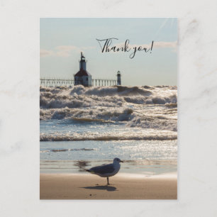 Beauty And Force Thank You Postcard