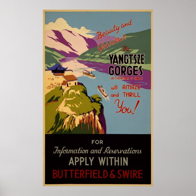 Beauty and grandeur - the Yangtze gorges Poster (Front)