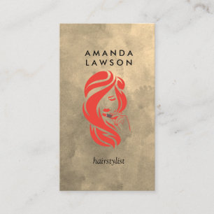 Beauty and Hair Logo Business Card