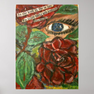 BEAUTY AND KINDNESS POSTER