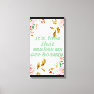 Beauty and Love Canvas Print