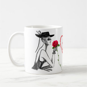 Beauty and love coffee mug