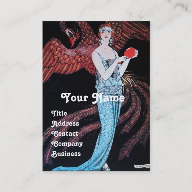 BEAUTY AND PHOENIX,FASHION DESIGNER MAKE UP ARTIST BUSINESS CARD (Front)