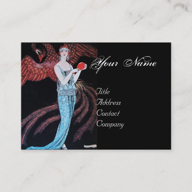 BEAUTY AND PHOENIX,FASHION DESIGNER MAKE UP ARTIST BUSINESS CARD (Front)