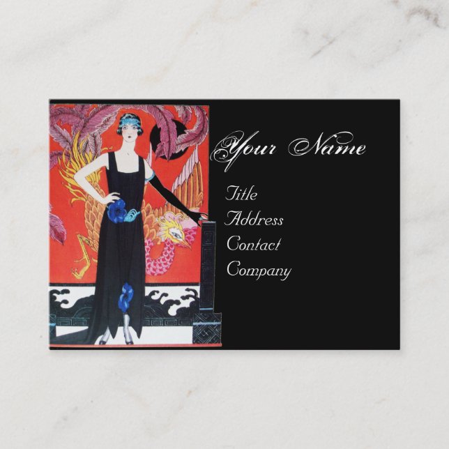 BEAUTY AND PHOENIX,FASHION DESIGNER MAKE UP ARTIST BUSINESS CARD (Front)