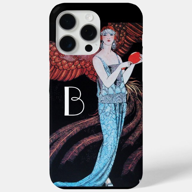 BEAUTY AND PHOENIX,FASHION,MAKE UP ARTIST MONOGRAM Case-Mate iPhone CASE (Back)