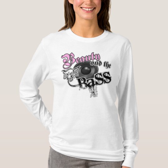 Beauty and the BASS Trance Electro techno Rave DJ T-Shirt