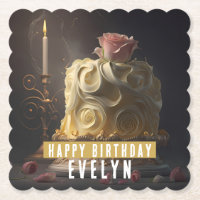 Beauty and the Beast Birthday Cake - 