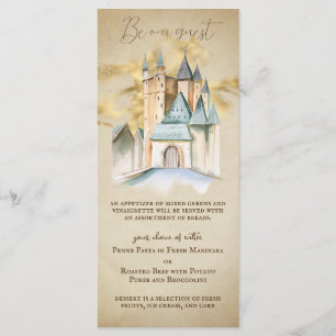 Beauty and the Beast Fairytale Castle Menu