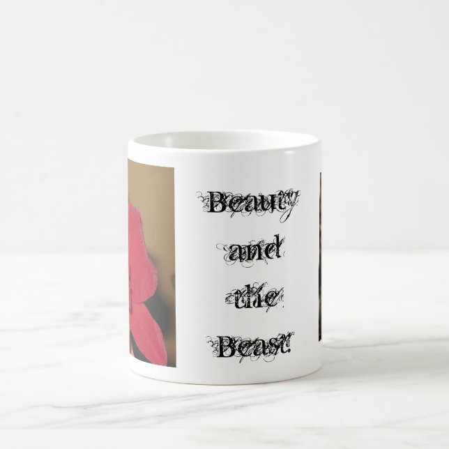 Beauty and the Beast Orchid Morphing Mug (Center)
