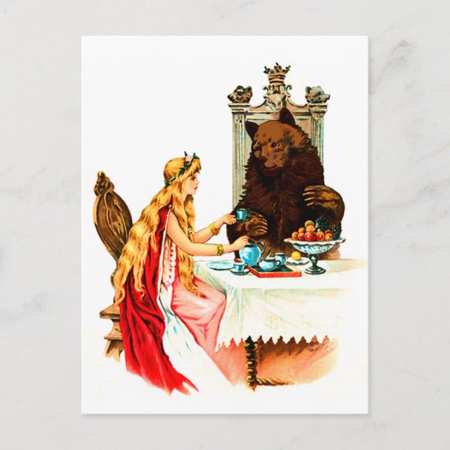 Beauty And The Beast Postcard (Front)