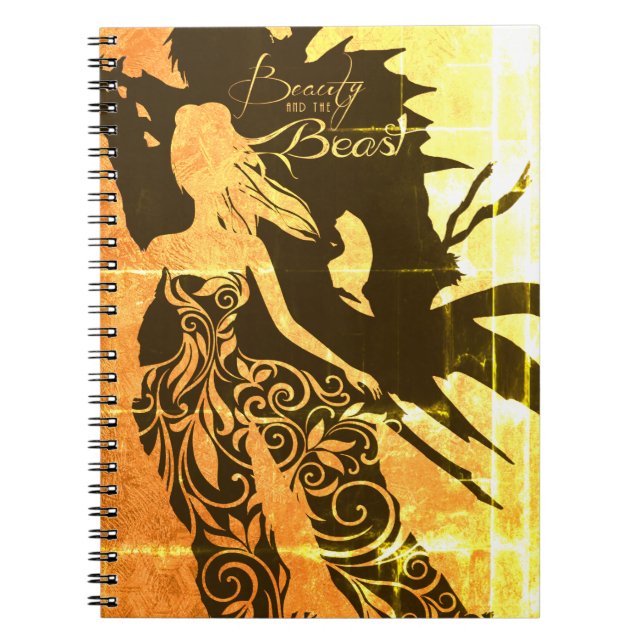 "Beauty And The Beast" Spiral Notebook (Front)