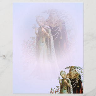 Beauty and the Beast Stationery Paper 