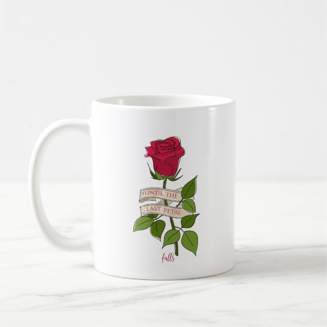 Beauty and the Beast - Until the last petal falls Coffee Mug (Left)