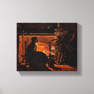 Beauty and the Witch - Canvas Print