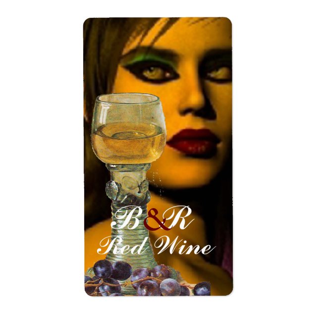 BEAUTY AND WHITE WINE GLASS Wine Tasting Party (Front)