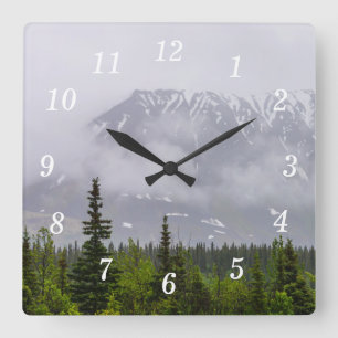 Beauty Behind The Clouds Wall Clock