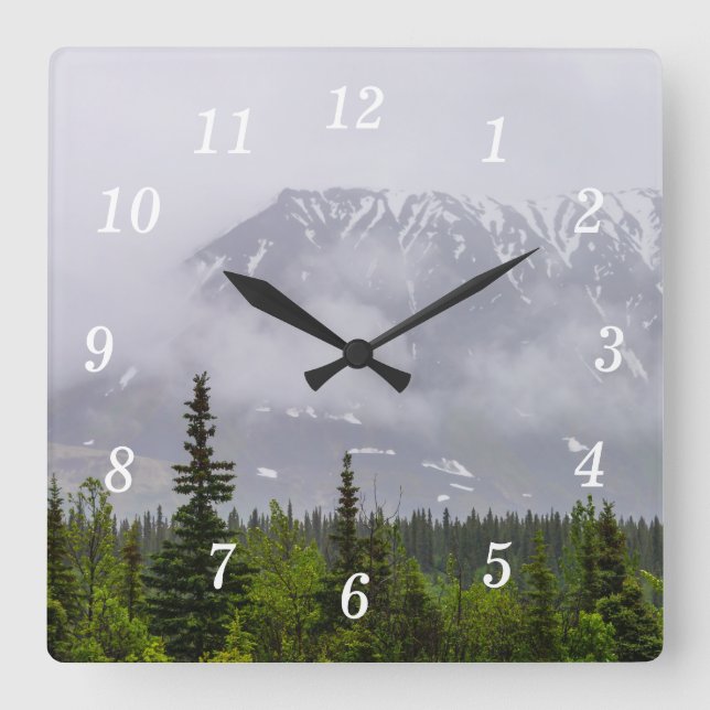 Beauty Behind The Clouds Wall Clock (Front)