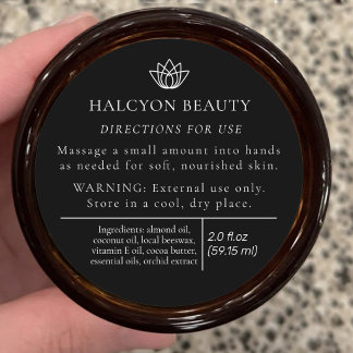 Beauty black directions product ingredient label