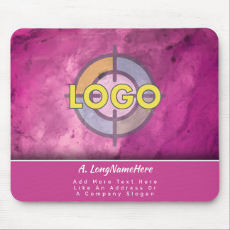 Beauty Brand Hot Pink Magenta Executive Office Mouse Mat