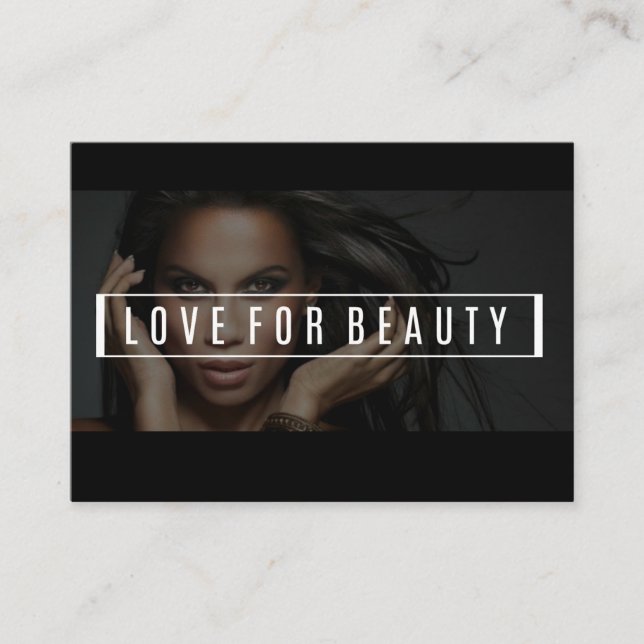 Beauty Business Business Card (Front)