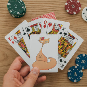 Beauty Cat Looking Beautiful Playing Cards