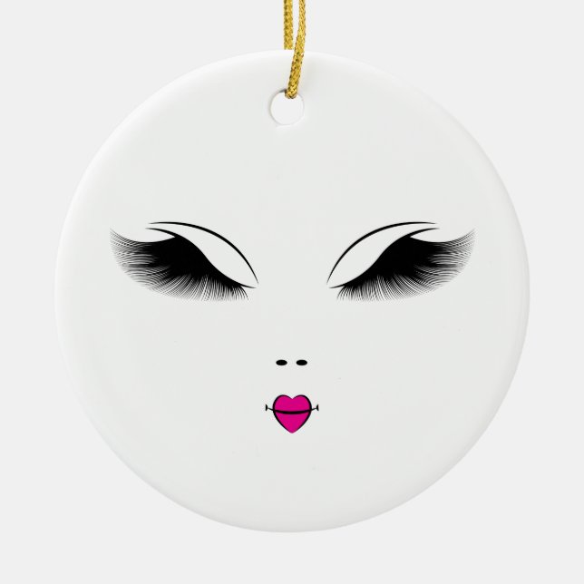 Beauty Ceramic Tree Decoration (Front)