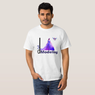 Beauty Cinderella 3D Modelling = T-Shirt