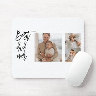 Beauty Collage Photo Best Dad Ever Gift Mouse Mat