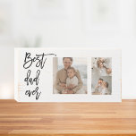 Beauty Collage Photo Best Dad Ever Gift Wooden Box Sign<br><div class="desc">Beauty Collage Photo Best Dad Ever Gift is a personalised gift that combines beauty and sentimental value to create a meaningful present for your dad. The gift is a collage of carefully selected photos of you and your dad, arranged in a beautiful and artistic way. The photos could be of...</div>