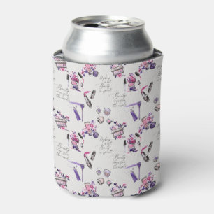 Beauty Comes From The Inside Pattern Can Cooler