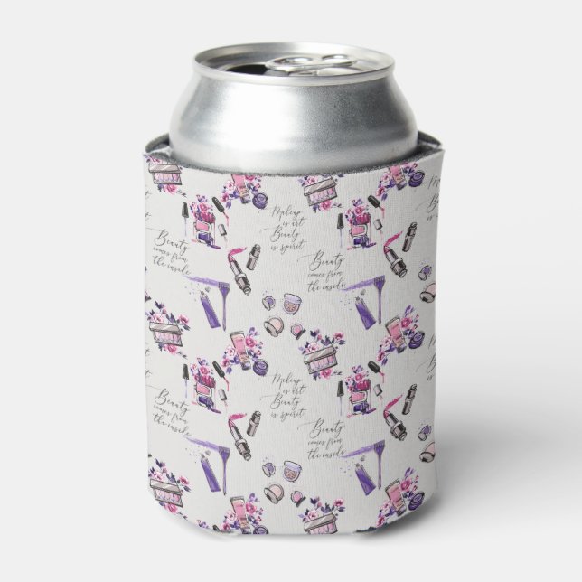 Beauty Comes From The Inside Pattern Can Cooler (Can Front)