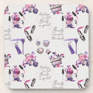Beauty Comes From The Inside Pattern Coaster