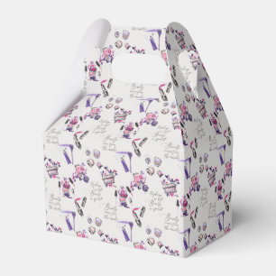 Beauty Comes From The Inside Pattern Favour Box