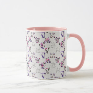 Beauty Comes From The Inside Pattern Mug