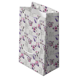 Beauty Comes From The Inside Pattern Small Gift Bag