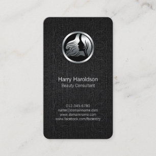Beauty Consultant Hair Style Icon Business Card