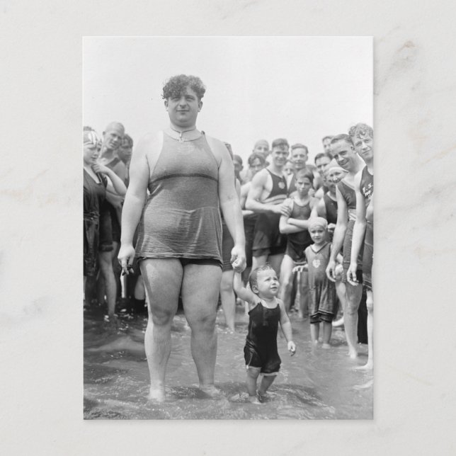 Beauty Contest on the Tidal Basin, 1919 Postcard (Front)