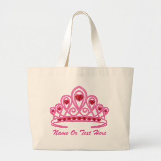Beauty Crown Custom Large Tote Bag