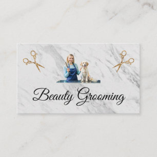 Beauty Dog Groomer   Animal Care Business Card